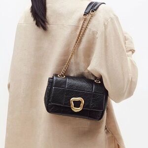 NWT Songmont Black Small Chocolate Bag